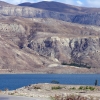   Чиркейское водохранилище на реке Сулак.     Фото: © Валентин Тихонов.      3 октября 2008, окрестности поселка Дубки.    